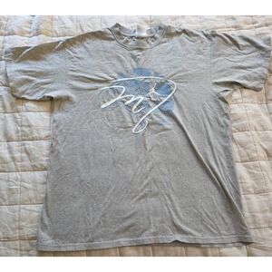 Vintage Y2K Jumpman Air Jordan T-Shirt Men's Double Sided 2000s Nike Large Gray
